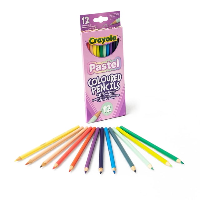 Lápices para Dibujar Crayola Pastel Paquete de 12 Colores