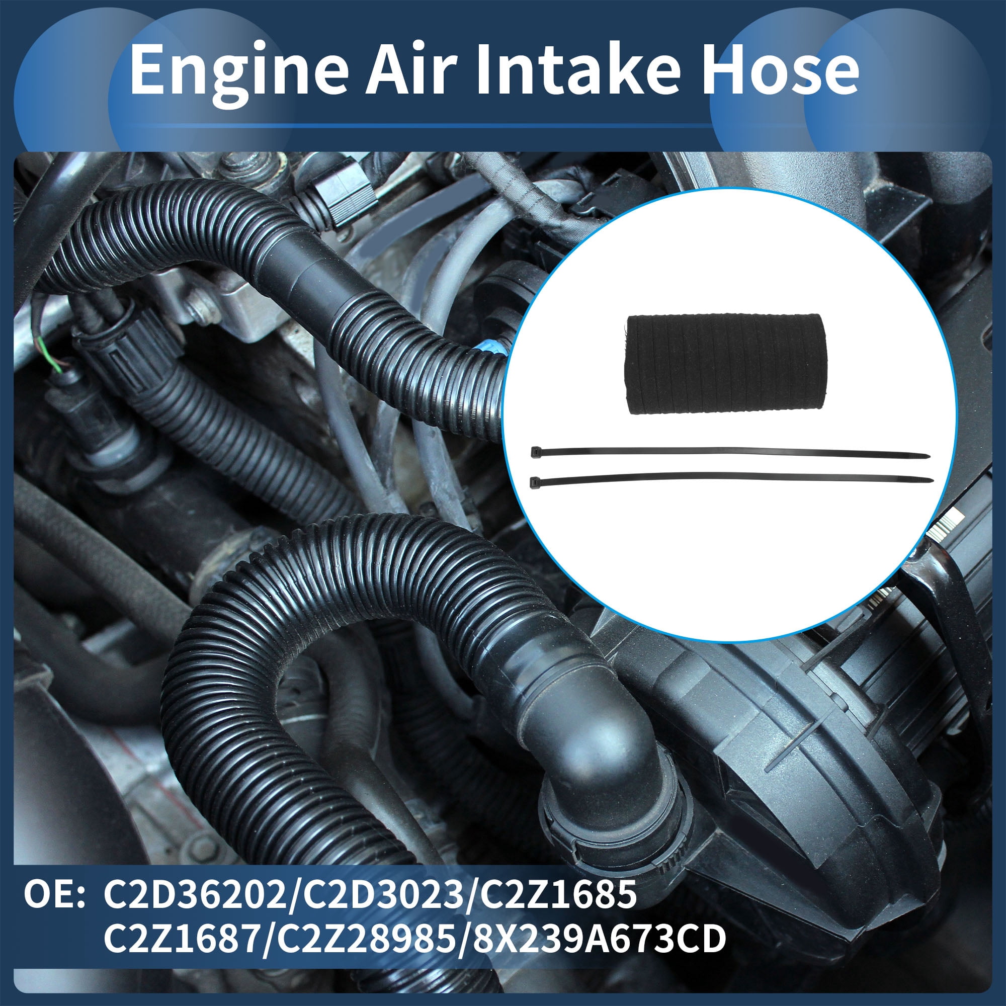 Unique Bargains Engine Air Intake Hose for Jaguar XF X250 3.0L 4.2L 5.0L 2009-2015