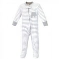 thumbnail image 2 of Hudson Baby Baby Fleece Zipper Sleep and Play 2pk, Elephants, 0-3 Months, 2 of 3