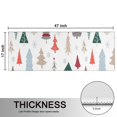 thumbnail image 5 of Kitchen Rugs Sets Of 2,Multicolor Christmas Tree Pattern Anti Fatigue Kitchen Mat Rugs Non Slip Washable,Decorative Kitchen Floor Mats for Kitchen,Sink,Laundry,17"X47", 5 of 5