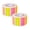 Yellow*2, variant on 1 Roll 500Pcs Label Stickers, Removable Self-Adhesive Food Storage Labels, Waterproof Colorful Name Tag Notes for Office School Home 1x0.6"