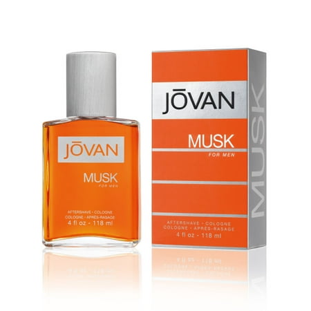 Jovan Musk After Shave Cologne Spray for Men, 4 fl