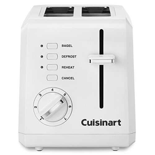 Cuisinart CPT-122 Tostadora de plástico compacto de 2 rebanadas Cuisinart Cuisinart