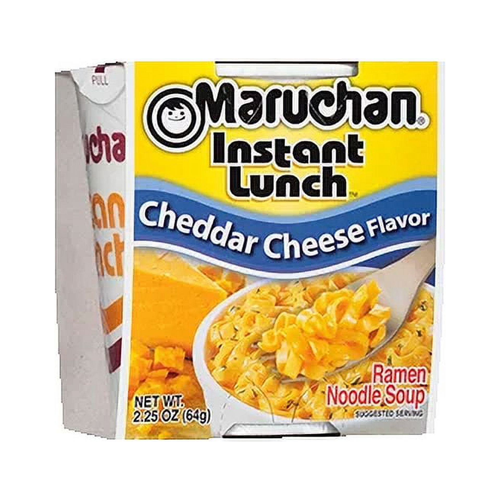388: Maruchan Instant Lunch Cheddar Cheese Flavor Ramen Noodles - THE RAMEN  RATER