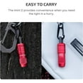 thumbnail image 5 of OLIGHT IMINI 2 EDC Rechargeable Keychain Flashlight, 50 Lumens Compact and Portable Mini LED Keyring Lights with Built-in Battery Ideal for Everyday Carry and Emergencies (Passionate Red), 5 of 8