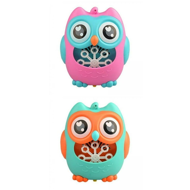 2 sopladores de burbujas de jabón, juguete de dibujos animados para niños , de burbujas eléctrica para burbujas libre
