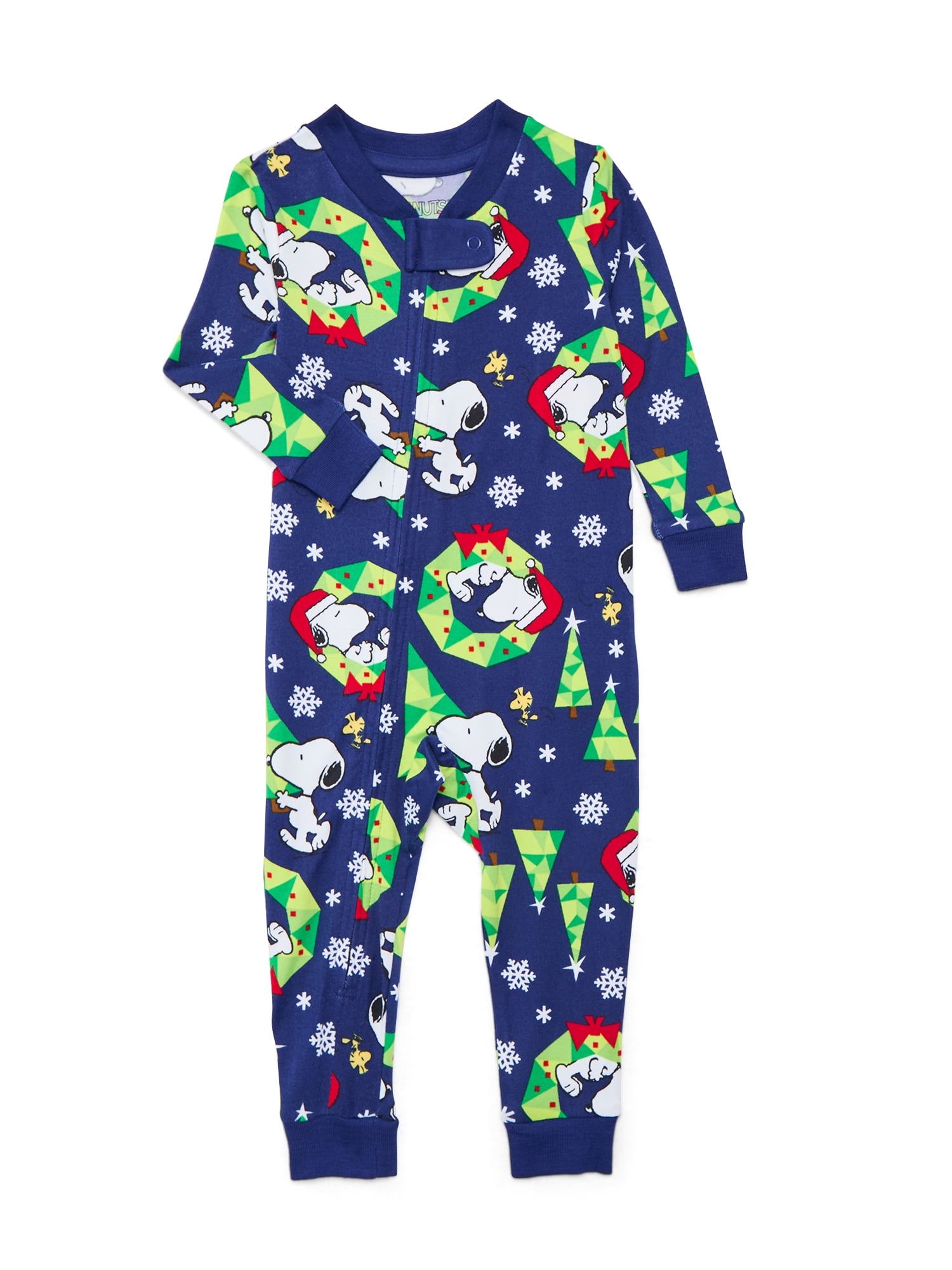Peanuts Snoopy Unisex Infant Matching Family Pajamas Top and Pants Set, 2-Piece, Sizes 6M-18M