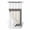 Black Cream, variant on No Hook Shower Curtains with Snap-in Liner Set, Sage Green Retro Greek Key Waterproof Hotel Bathroom Shower Curtain, Geometric Greece Ancient Rustic Breathable Mesh Top Window Bath Curtains 36''x72''