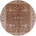 thumbnail image 1 of Ahgly Company Indoor Round Mid-Century Modern Chestnut Red Oriental Area Rugs, 7' Round, 1 of 6