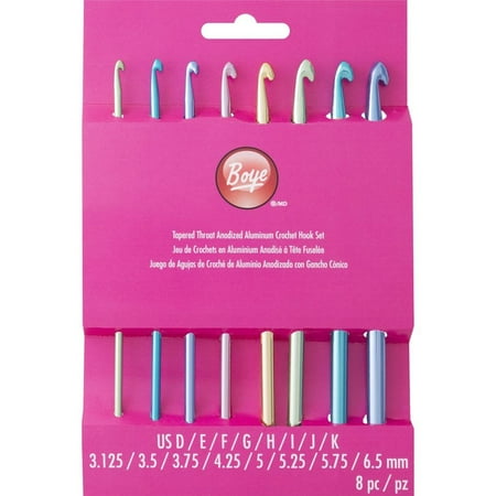 Boye Aluminum Crochet Hook Set
