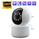 thumbnail image 4 of Claridad De 3 MP, Cobertura De 355, Detección De Movimiento, Monitoreo De Mascotas Bebés, Cámara De Seguridad Para El Hogar WiFi De Almacenamiento De 128 GB Con, 4 of 7