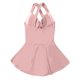 thumbnail image 5 of Plus Size Tankini Bañadores para Mujeres Bikini Impresión Strappy Back Set con Sujetador Acolchado Extraíble, 5 of 5