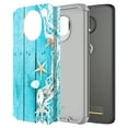 thumbnail image 2 of Moto Z4 Case, Moto Z4 Play Case Kaesar Slim Hybrid Dual Layer Shockproof Hard Cover Graphic Fashion Cute Colorful Silicone Skin Cover Armor Case for Moto Z4 Play (Starfish), 2 of 5
