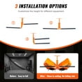 thumbnail image 3 of VEVOR Kayak Ceiling Storage Rack, Ceiling Storage Rack for 2 Kayak Canoe SUP, Adjustable Height Overhead Kayak Holder Hanger with Padded Arms, 250 LBS Max Load,, 3 of 9