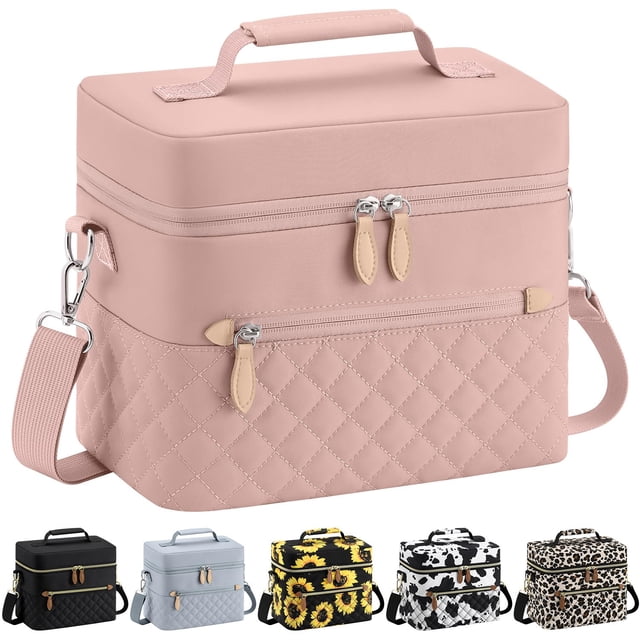 Lonchera Aislada Reutilizable Tenot, Refrigeradora e Impermeable, Color Rosa