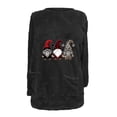 thumbnail image 4 of Nmnitkp Long Sleeve Shirts for Wome Comfortable and Warm Double Face Wool Women's Round Christmas Printed Pocket Long Sleeve Thickened Thermal Top & Christmas Blouses S-3XL, 4 of 4