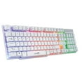 thumbnail image 2 of QianYing Smart Electronics Clearance Colorful Crack LED Illuminated Backlit USB Wired PC Gaming Keyboard, 2 of 3
