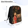 thumbnail image 2 of Unisex Spirited Away Backpacks Bookbag Casual Daypack Backpacks for Travel Work Camping Office, 2 of 6