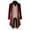 Red, variant on Lovskoo 2024 Medieval Steampunk Tailcoat Halloween Costumes for Men, Renaissance Pirate High Collar Gothic Jackets Warlock Frock Coat Red