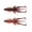 dark brown 5, variant on 8 PCS Soft Crawfish Lures Plastic Fishing Craw Baits Artificial Fishing Lures Baits Swimbait for Carp Bass Fishing