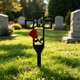 thumbnail image 4 of Placa conmemorativa de cementerio de metal con acentos de corazón, marcador de tumba de recuerdo con la inscripción "Te extraño" en letra cursiva, estaca para jardín y decoración de cementerio., 4 of 8