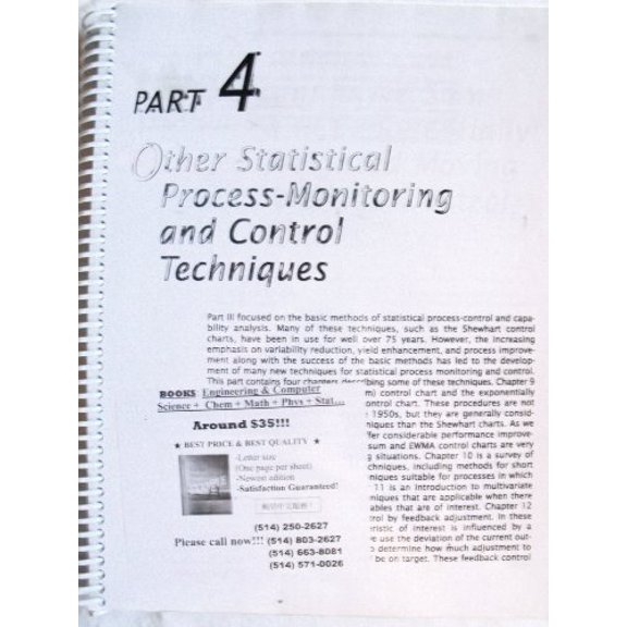 Pre-Owned Introduction to Statistical Quality Control (Hardcover) 0470169923 9780470169926