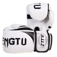 thumbnail image 1 of Guantes De Box Para Kickboxing, Strap Velcro, 14 Oz Blanco, 1 of 8