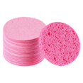 thumbnail image 3 of 50 Pieces Face Cleansing Pads Compressed Facial Sponges Gentle Wood Pulp Cotton for Women Girls Skincare Travel, 3 of 9