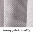 thumbnail image 3 of Microdry Deluxe Textured Fabric Shower Curtain, 72" x 72", Silver, 3 of 8