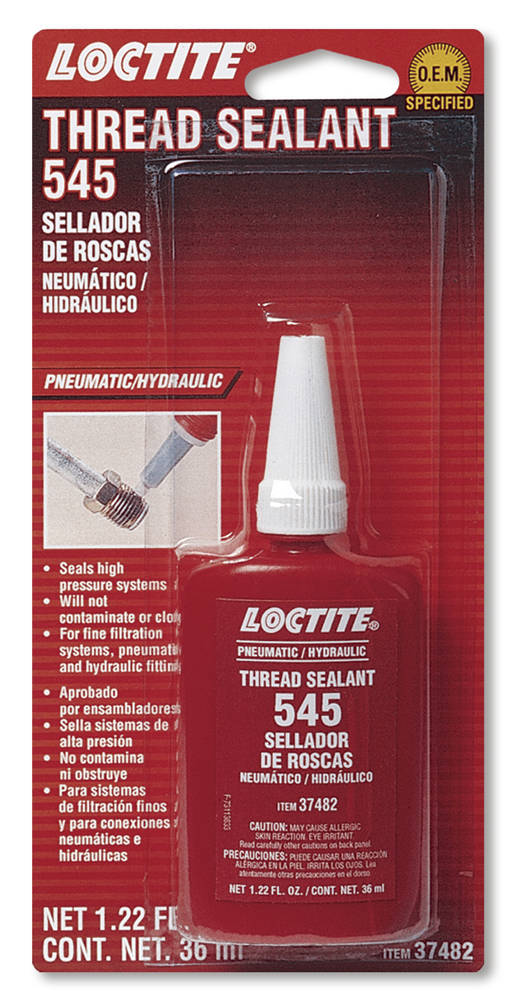 Loctite 37482 Thread Sealant 545 (TM) Use With Hydraulic Line Fittings