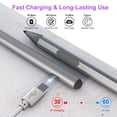 thumbnail image 4 of Stylus Pen for Microsoft Surface Pro/Book/Laptop/Studio - Surface Pro 9/8/7/6/5/4/X Pen Windows Stylus with Palm Rejection and Rechargeable, 4096 Pressure Sensitivity, Magnetic Attachment Surface Pen, 4 of 7