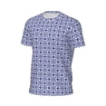 thumbnail image 6 of Wukai Porcelain Chinaware Print Men's Short-Sleeved Mesh T-Shirt,Quick-Dry Short Sleeve Workout T-Shirt-5X-Large, 6 of 8