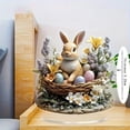 thumbnail image 5 of PEIBang Easter Decoration Spring Bunny Decor,2D Acrylic Desktop Decor Easter Eggs Rabbit Table Centerpiece for Living Room Holiday Party Supplies, 5 of 6
