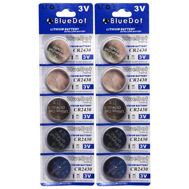 BlueDot Trading CR2430 (also known as CR5011LC) Lithium Manganese