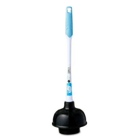 Great Value Deluxe Toilet Plunger with 16-in Ergonomic Plastic Handle, 1 Each