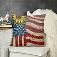 thumbnail image 2 of YINGXI Patriotic Decorative Throw Pillow Covers, Cushion Case Decor, n Fall Home Decoration 24x24in, 2 of 5