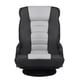 thumbnail image 3 of Costway Silla de gaming plegable de suelo, silla regulable en 6 posiciones con base giratoria a 360°, respaldo alto, reposabrazos cómodos, tejido de red, estructura resistente en hierro, 3 of 5