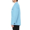 thumbnail image 2 of INSPIRE CHIC Men's Blazer One Button Notched Lapel Chest Pocket Front Flap Blazer 2XL Light Blue, 2 of 6