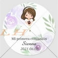 thumbnail image 3 of Etiqueta de comunión con nombre personalizado, pegatina de primera comunión, colección de nombre de primera comunión, bautismo, etiqueta de regalo, 3-7cm, 3 of 4