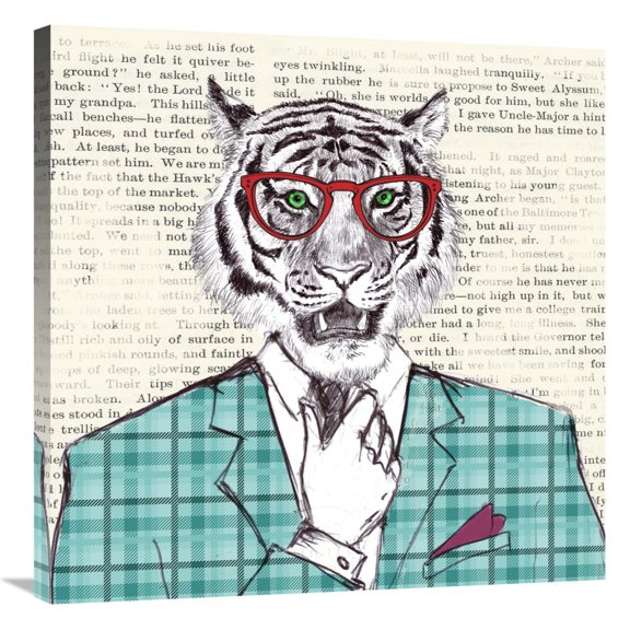 Global Gallery's 'Loverboy (detail)' by Matt Spencer Stretched Canvas Wall Art