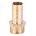 thumbnail image 4 of 5pcs G3/8 Male Thread Barb Connector Brass Pipe Fitting Connector Joint12mm, 4 of 5