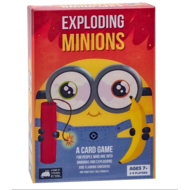 Tarjeta de juego de mesa para fiestas Gatitos explosivos explosivos