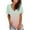 White, variant on Yubnlvae Tie-Dye V-Neck Tee - 2024 Summer Gradient Print Casual Top (Trendy Textured Fabric | Tummy Control | Multiple Colors) (Black | L)