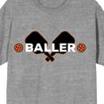 thumbnail image 2 of We Pickle Ball Baller Crew Neck Short Sleeve Athletic Heather Men's T-shirt, 2 of 4