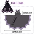 thumbnail image 6 of Cute Halloween Wearable Blanket Hoodie Free Size for Adults Devil Bat Hooded Blanket Oversized Soft Sherpa Hoodie Women Throw Cloak Wrap with Demon Wings, 6 of 7