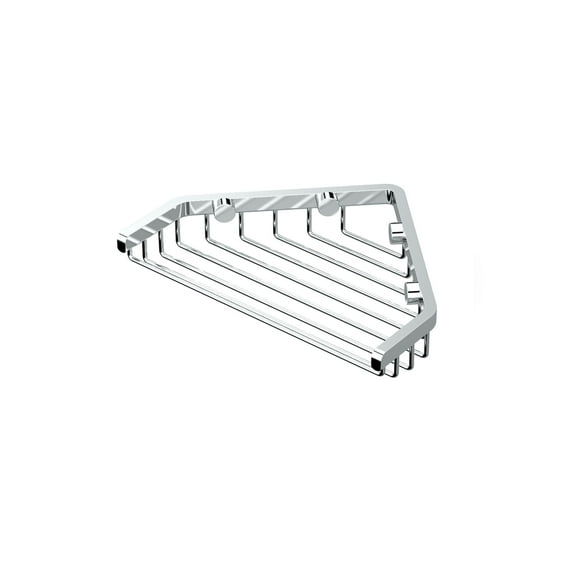 Gatco 1495 Corner 7" Shower Basket, Chrome