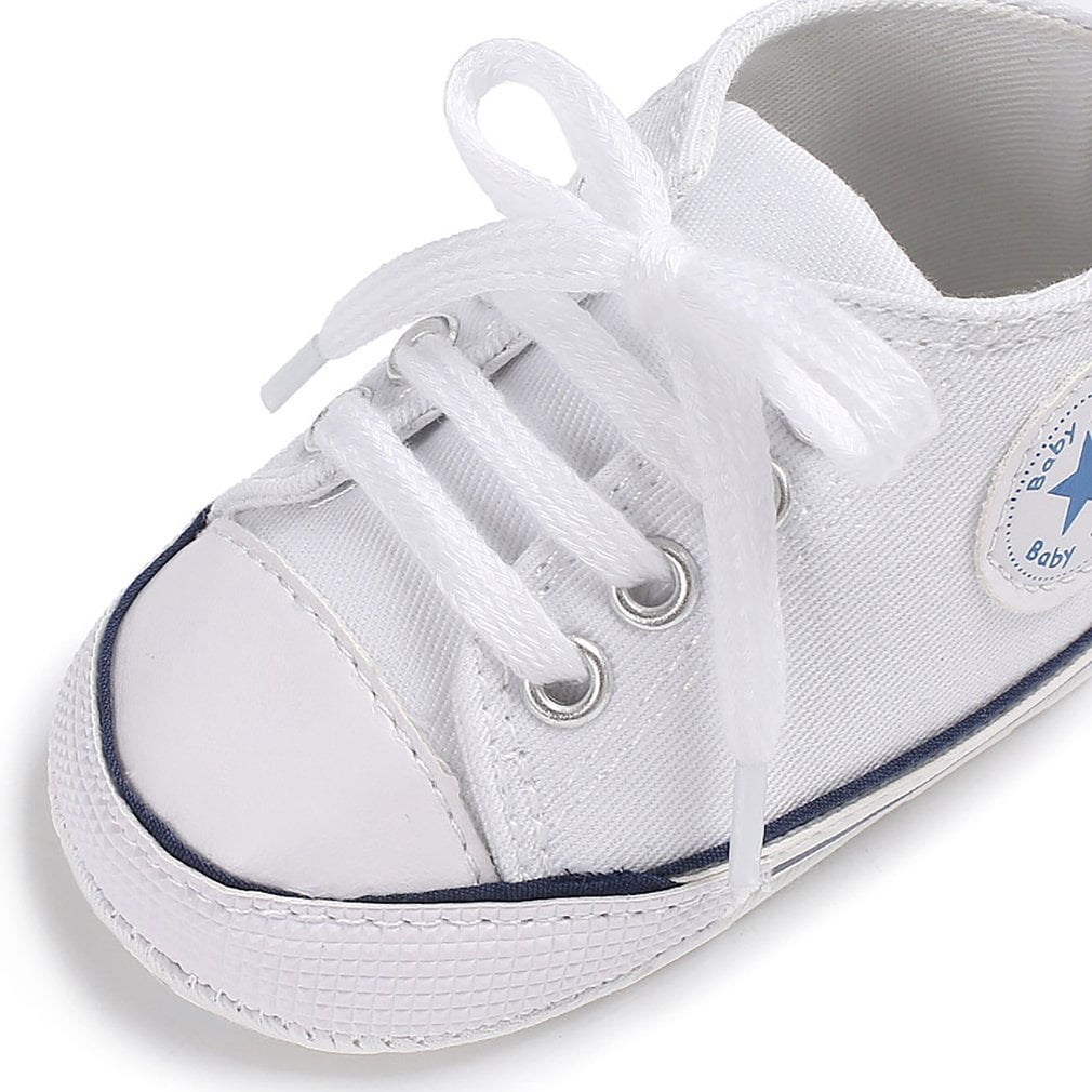 baby boy white walking shoes