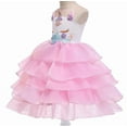 thumbnail image 2 of Girls Mermaid Dress Unicorn Dress Kids Play Dress up Costume Party Dress, 2 of 3