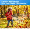 thumbnail image 2 of YCFUN 2 in 1 Kids Leaf Blower and Bubble Toy, Real Working Play Garden Tool Set with Airflow & Sound, Outdoor Yard Toy for Kids Boys Girls Ages 3-6, 2 of 6
