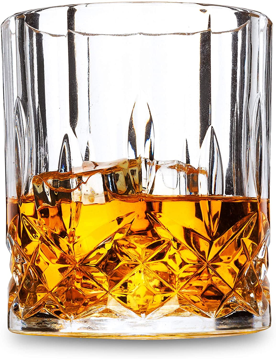 Classic Lead Crystal Whiskey Tumbler Glasses